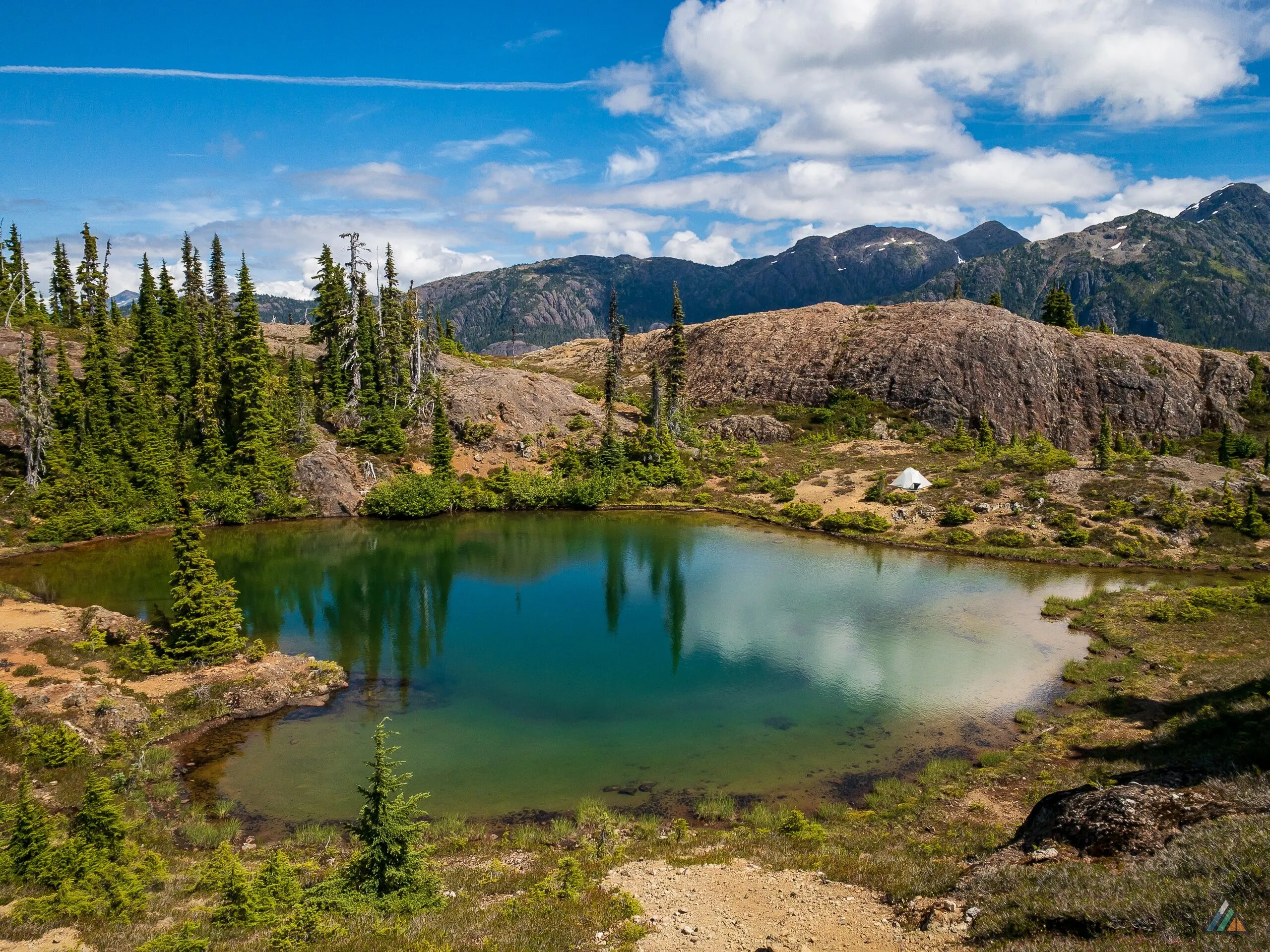 Flower Ridge Trail Pond Campsite