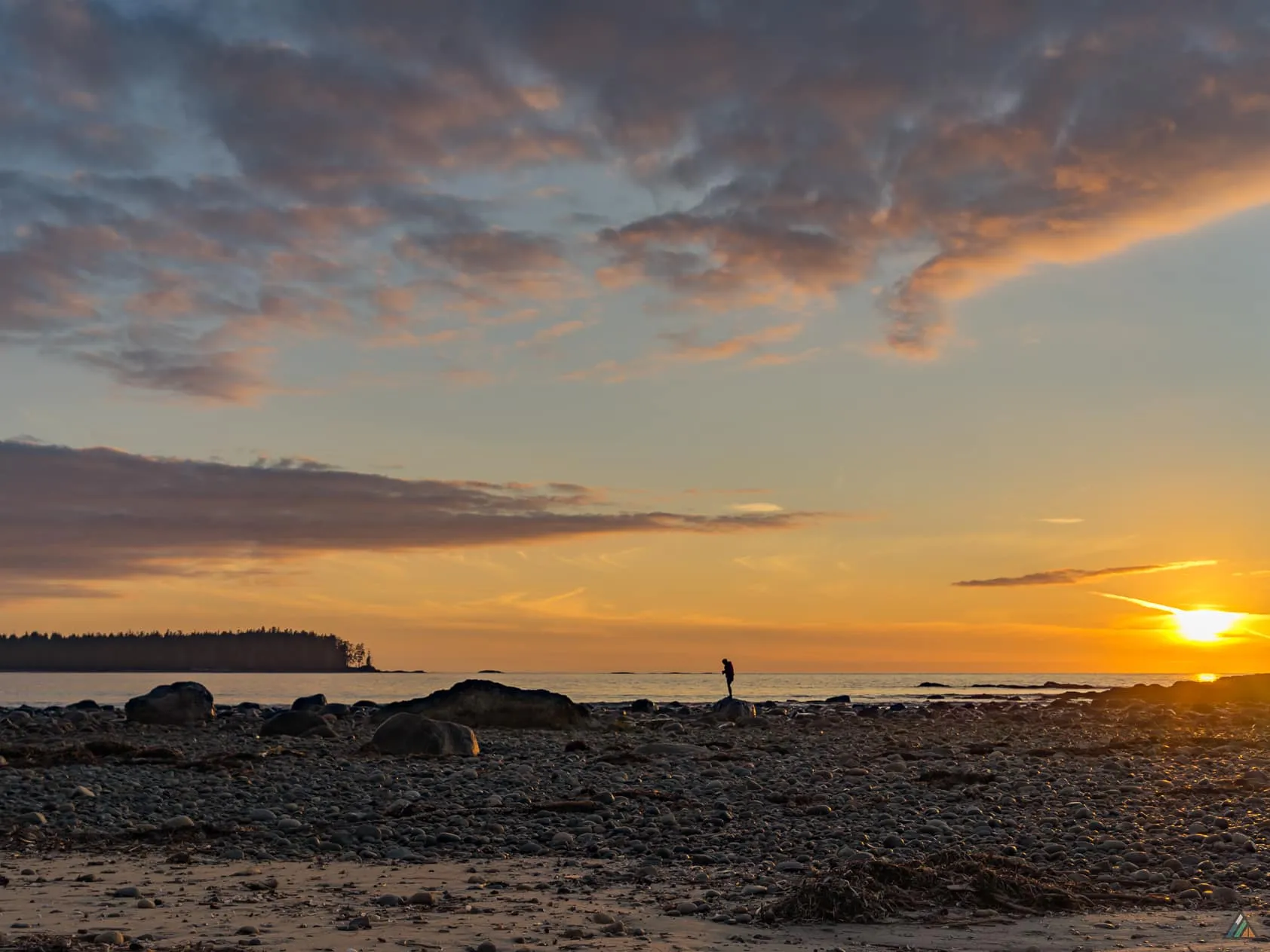 North Coast Trail Shuttleworth Bight Sunset
