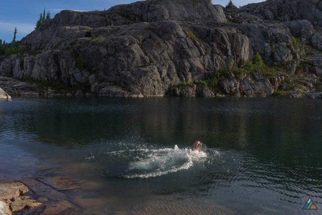 Tennent Lake Circuit Backcountry Tarn Swim