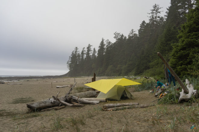 West Coast Trail Cribs Creek Camp