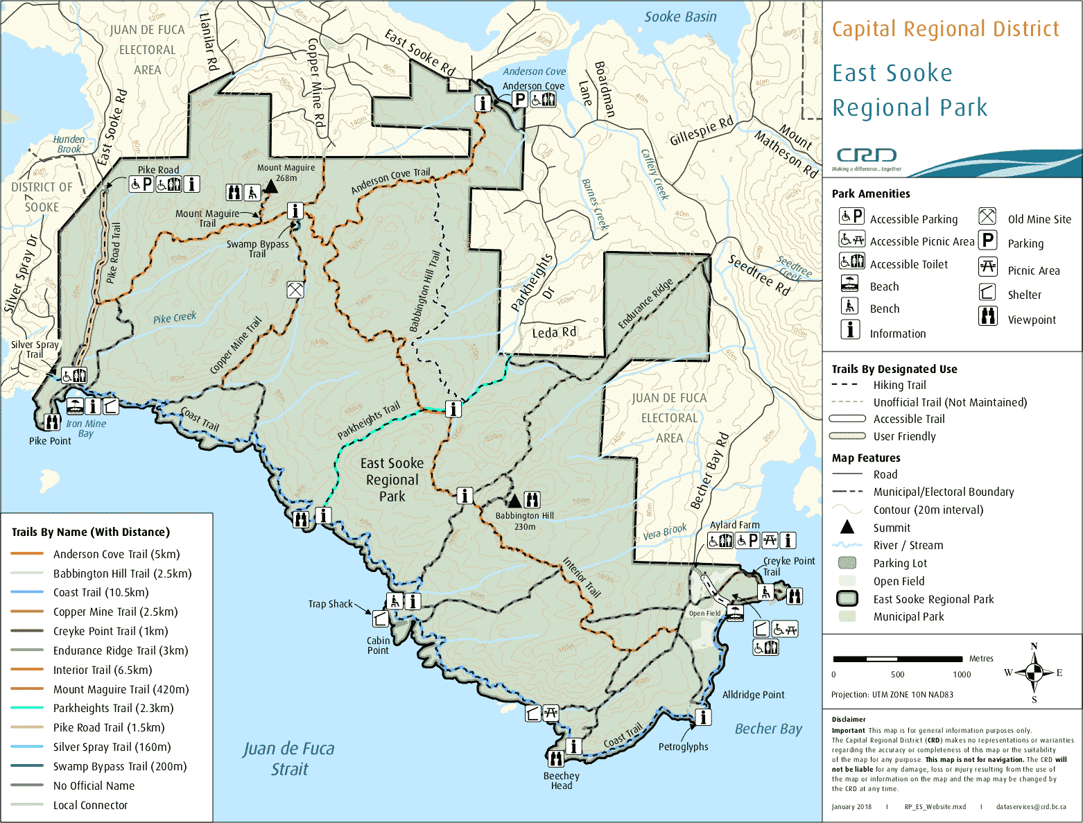 Area district region. East Coast.