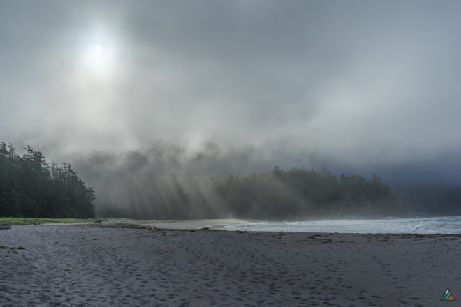Nootka Trail Third Beach Morning Fog