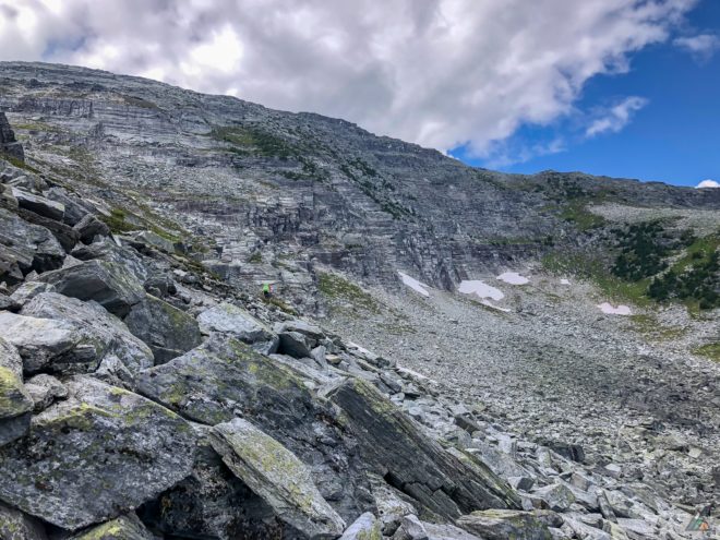 Abbott Ridge Trail Lichen Covered Boulders