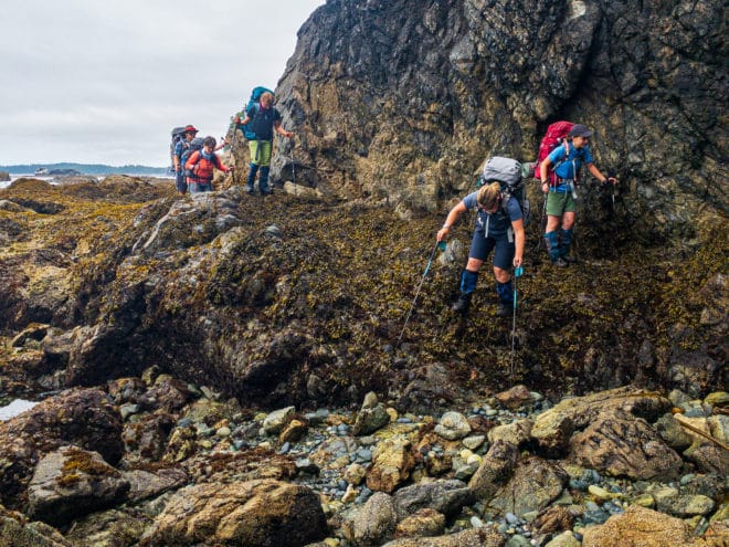 Nootka Trail Intertidal Rock Obstacles