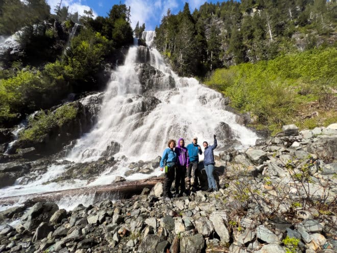 Della Falls Trail Waterfall Base