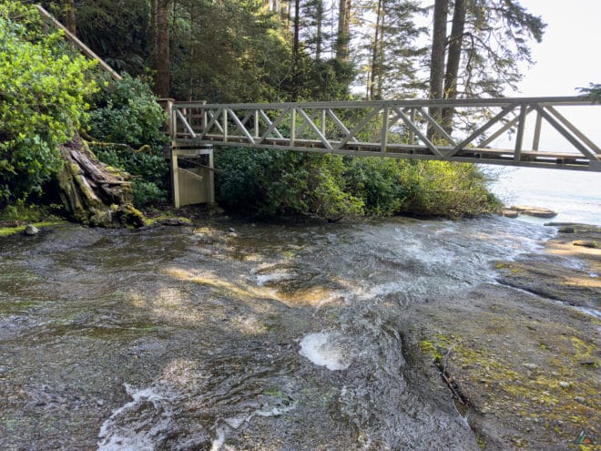 Juan de Fuca Trail Lines Creek Bridge