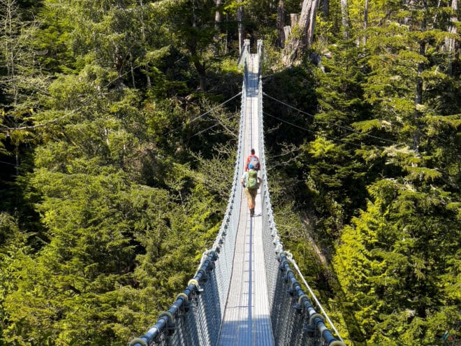 West Coast Trail Logan Creek Suspension Bridge