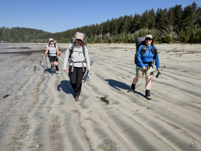 West Coast Trail Pachena Bay Beach Start