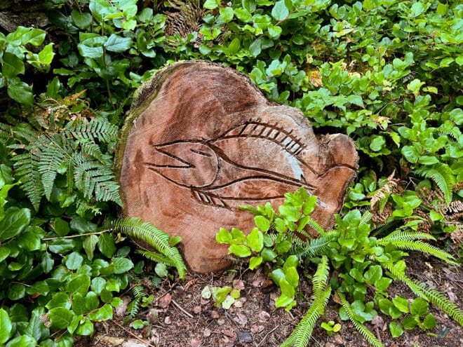 West Coast Trail Pachena Bay Fish Carving