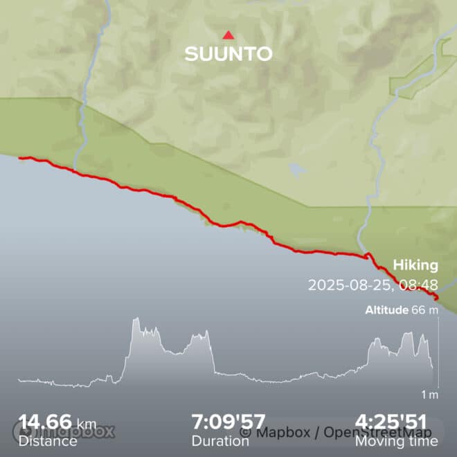 West Coast Trail Track 20250825