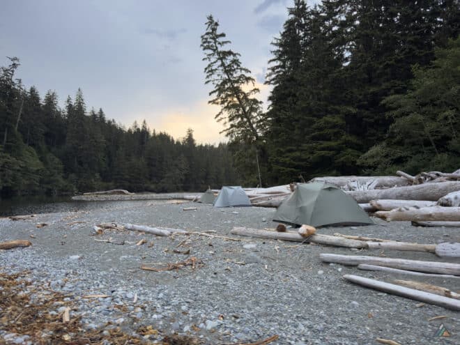 West Coast Trail Walbran Creek Campsite